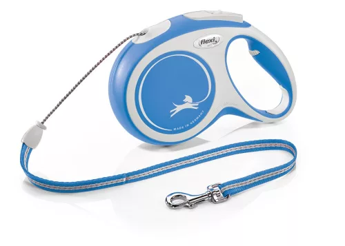 Flexi New Comfort M Cord zsinóros póráz 5 m 20 kg - kék (12878)