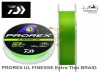 Daiwa Prorex Ul Finesse Braid Pe 0.3 2,1kg Chartreuse 135m extrém vékony fonott zsinór (12996-003)