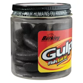   Berkley Gulp! Nightcrawler 6In Black 15cm aromatizált mű nadály 10db (1404419)