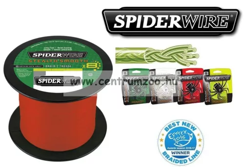Spiderwire® Stealth Smooth 8 Red Braid 8 Szálas fonott zsinór 1800m 0,35mm 40,8kg (1422146)