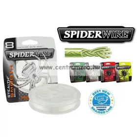   Spiderwire® Stealth Smooth 8 Translucent Braid 8 Szálas Fonott Zsinór 150M 0,17Mm 15,8Kg (1422259)