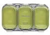 Daiwa Waterproof Sealed Unit Case Green Smoke vízálló doboz  3 rekesz 11x6.5x1.3cm (14413-300)