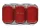 Daiwa Waterproof Sealed Unit Case Red Smoke vízálló doboz 3 rekesz 11x6.5x1.8cm (14413-305)