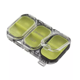   Daiwa Waterproof Sealed Unit Case Green Smoke vízálló doboz  6 rekesz 11x6.5x1.3cm (14413-600)