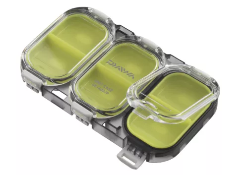 Daiwa Waterproof Sealed Unit Case Green Smoke vízálló doboz  6 rekesz 11x6.5x1.3cm (14413-600)