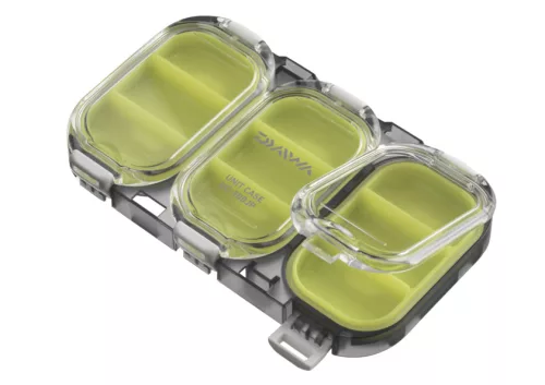 Daiwa Waterproof Sealed Unit Case Green Smoke vízálló doboz  9 rekesz 11x6.5x1.3cm (14413-900)