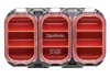 Daiwa Waterproof Sealed Unit Case Red Smoke vízálló doboz  9 rekesz 11x6.5x1.8cm (14413-905)