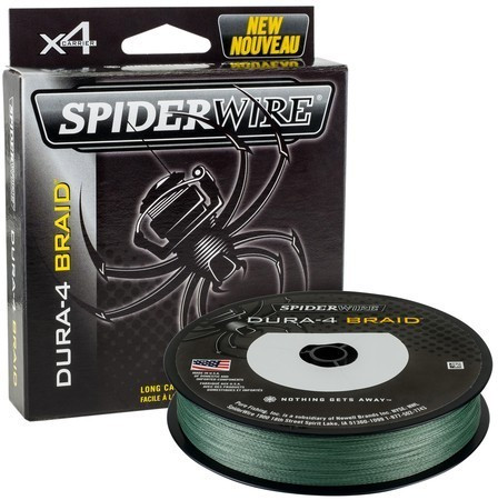 Spiderwire Dura 4 Green 150m 77lb 0,35mm 35,0kg fonott zsinór (1450384)