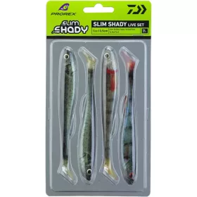   Daiwa Prorex Real Slim Shady Live Set gumihal szett 13,5cm 4db (15100-815)