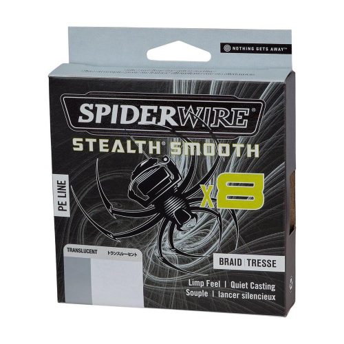 Spiderwire® Stealth® Smooth 8 Braid Invisible Transparens 150m 0,13mm 12,7kg (1515651)