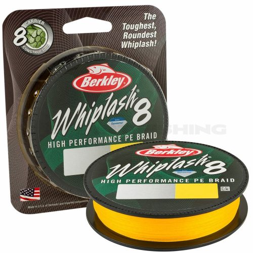 Berkley Whiplash 8 0,20mm 300m 27,7kg Yellow fonott zsinór (1579730)