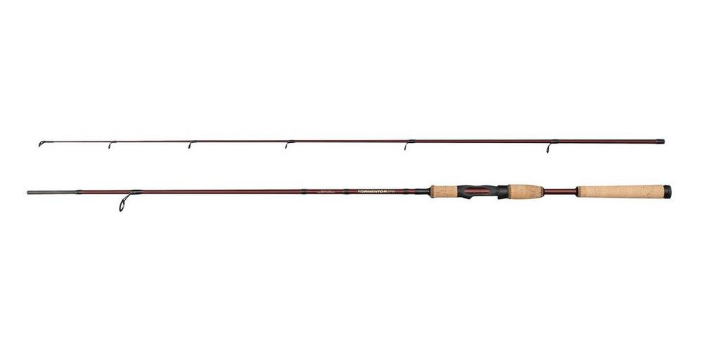 Canna Da Spinning Abu Garcia Tormentor2 - Leggera In Carbonio 24T, Per Acqua Dolce E Salata, Guide LTS SIC - Foto 6