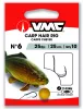 VMC Carp Hair Rig 7021 Hooks Braided Line Boilie 2 előkötött horog 2db (171022)