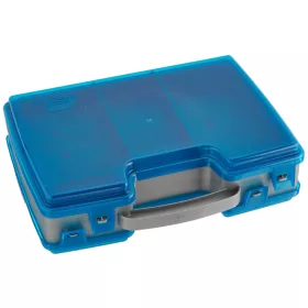   Plano 1715-02 Double Sided Adjustable Large Silver - Blue Plastic Tackle Utility Box Horgászdoboz (171502Kr)