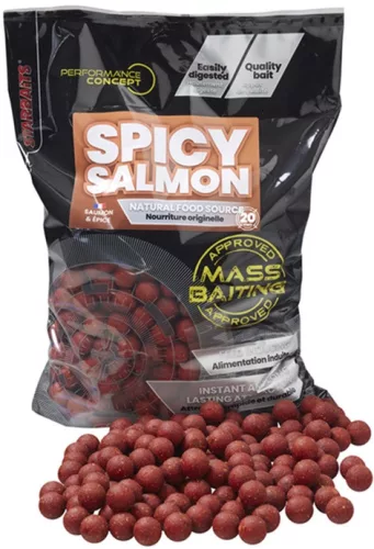 Starbaits Mass Baiting Boilies Spicy Salmon 3kg 20mm bojli (17155)