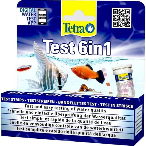 Tetra Test 6in1 tesztcsík szett 25 tesztcsík (175488)