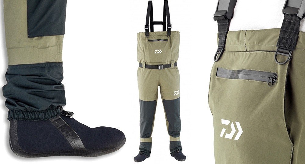 Daiwa D-Vec Breathable Waders gelles gázlónadrág Prémium 41-