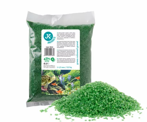 Jk Animals Aquariumsand Green Kavics Akvárium dekor - Zöld 500 g (18544)