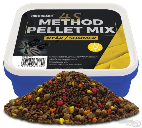 Haldorádó 4S Method Pellet Mix 400g - Nyár (18749) Halas