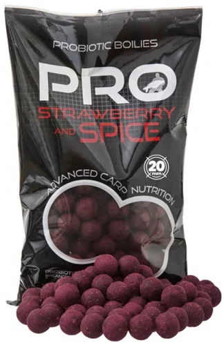 Starbaits Boilies Pro Strawberry Spice 800g 24mm bojli (19589)