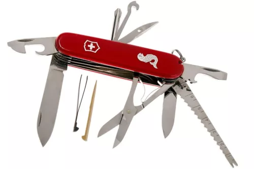 Victorinox Swiss Army Fisherman zsebkés, piros svájci bicska  (1.4733.72)