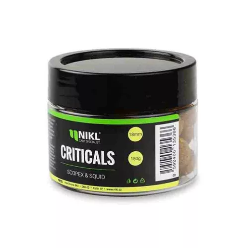 Nikl Carp Specialist -  Criticals Scopex Squid Wafters bojli - 20mm - 150g (2035373)