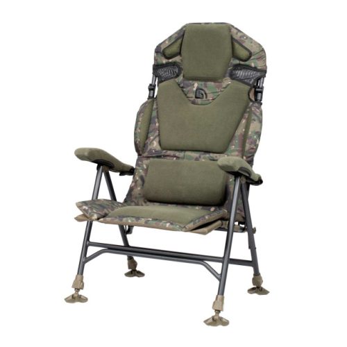 Trakker Levelite Camo Longback Recliner  (217610) karfás szék fotel - 130kg