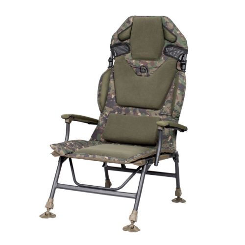 Trakker Levelite Camo Longback Chair  (217611) karfás szék fotel - 130kg