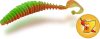 Zebco Magic Trout T-worm Twister Cheese 5,5cm 1,5g Neon Green Black  6db  (3279301)