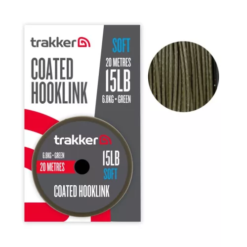 Trakker Soft Coated Hooklink 15lb 20m előtétzsinór (227401)
