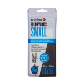   Trakker Solid PVA Bags Small - PVA háló 60x120mm 25db (228101)