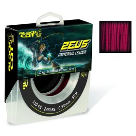   Black Cat Zeus Universal Leader 0,60mm 70m 85kg piros kopásálló előke (2353060)