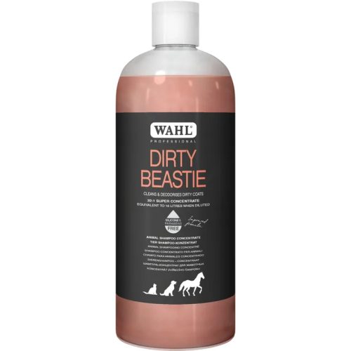 Wahl Moser Sampon Dirty Beastie – Piszkos Bundára 500 ml Mélytisztító(2999-7540) 