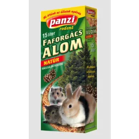 Panzi Rodent Nature Préselt Forgács Alom 15liter (301877)
