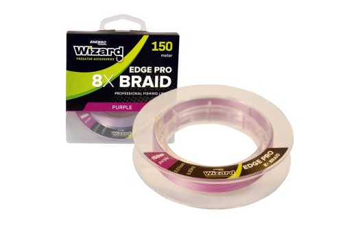 Wizard Edge Pro 8X Braid Violet 0,14mm 12,35kg 150m fonott zsinór (30903-014)