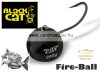 Black Cat Fire-Ball - 120g 6/0 Black - Jig horog és ólom (3119120)