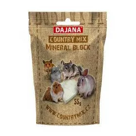   Dajana Country Mix Mineral & Fruit & Vitamins Block fogkoptató és rágójáték rágcsálóknak 55g (32266)