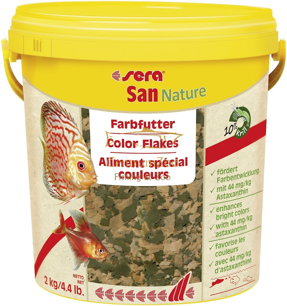 Sera Cichlid Green XL Nature 10l 3,6kg sügértáp (000218) - D