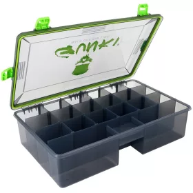   Gunki Deep Waterproof Box Lures L csali és aprócikk tároló doboz 35,5x23x9cm (33626)