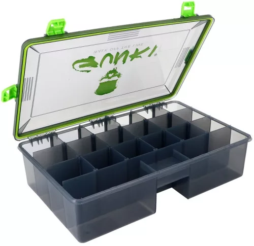 Gunki Deep Waterproof Box Lures L csali és aprócikk tároló doboz 35,5x23x9cm (33626)