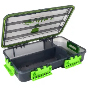   Gunki Deep Waterproof Box Float & Big Bait csali és aprócikk tároló doboz 35,5x22x8cm (33654)