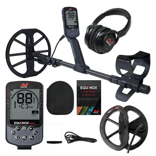 Minelab Equinox 900 fémdetektor 11" és 15x12" tekercsekkel (min-det-3720-0006-akc)