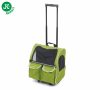 JK Animalsd Trolley BackUp Trasportino zöld 44×34×46x106 cm hátizsák  és szállító kocsi, hátizsák (41557-1)