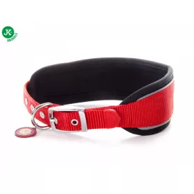   Jk Animals Agar Comfort - Red -  Puhán Bélelt Agár Nyakörv 34-41Cm (41801-1)