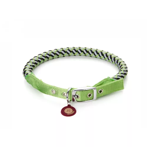 Jk Animals Comfort Collar erős nyakörv 44-53cm nyakra Green (41805-2)