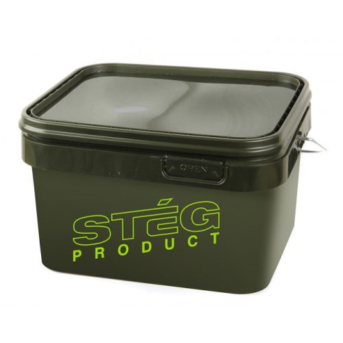 Stég Product Green Bucket  5 litre  (4511-105) - zöld vödör tetővel