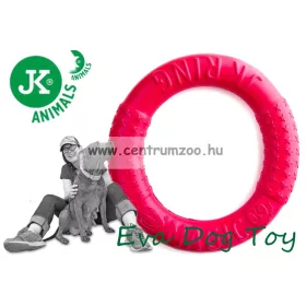   Jk Animals Eva Dog Toy Red Kutya Játék Húzogató És Dobó Karika 17Cm  (46512-2)