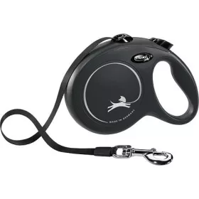Flexi Classic New szalagos póráz 5m 50 kg fekete (47524-1)
