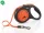 Flexi New Neon M orange szalagos 5 m 25 kg automata póráz - narancs (47743-5)