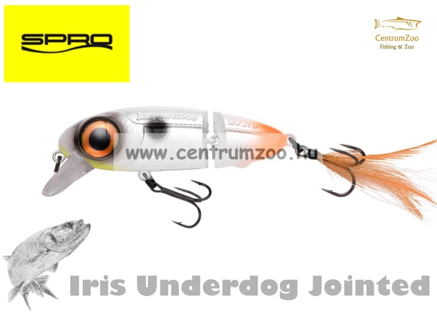 Wobbler Spro Iris Underdog Jointed 80 Perch